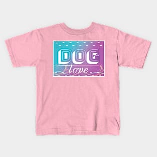 Dog Love Graphic Kids T-Shirt